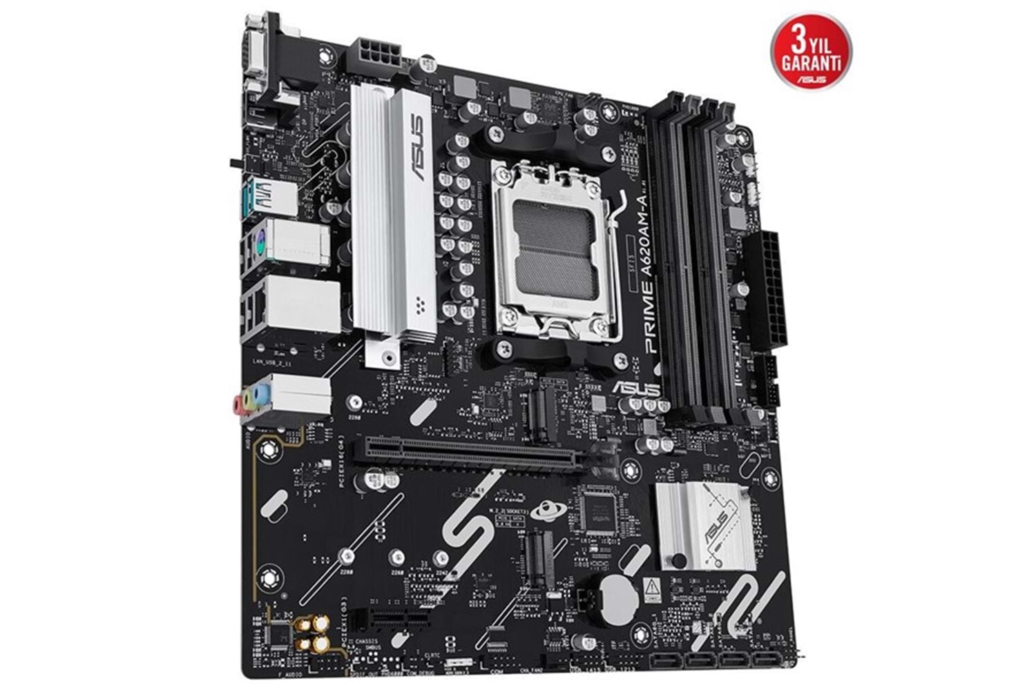 ASUS PRIME A620AM-A CSM DDR5 HDMI-DP PCIE 4.0 AM5 mATX KURUMSAL ANAKART