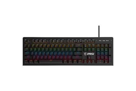 MSI GG FORCE GK300 Red Mekanik Red Swicth Rgb Gaming Klavye