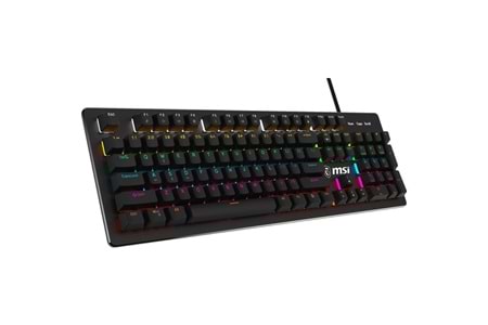 MSI GG FORCE GK300 Red Mekanik Red Swicth Rgb Gaming Klavye