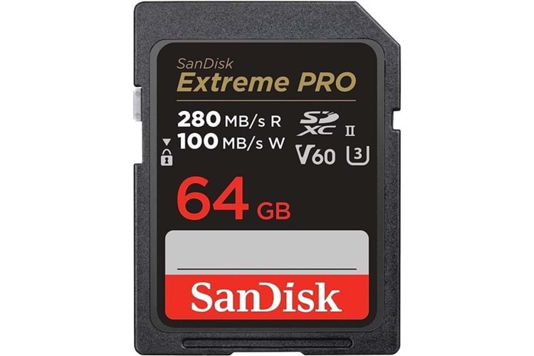 SANDISK 64GB EXTREME PRO SDSDXEP-064G-GN4IN SDXC HAFIZA KARTI