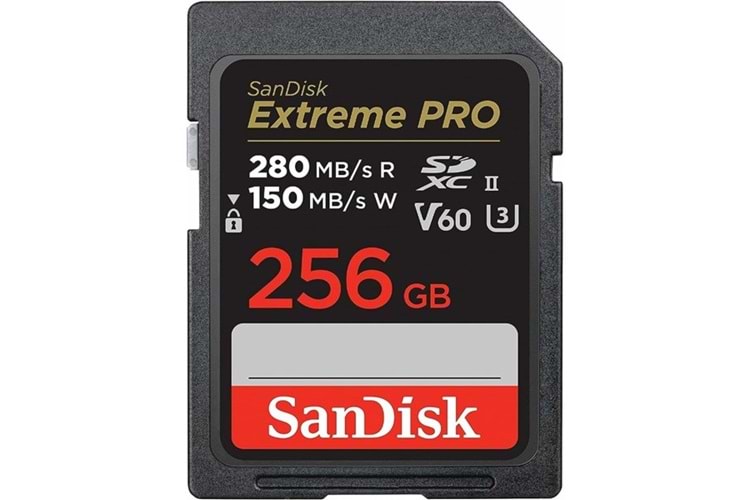SANDISK 256GB EXTREME PRO SDSDXEP-256G-GN4IN SDXC HAFIZA KARTI