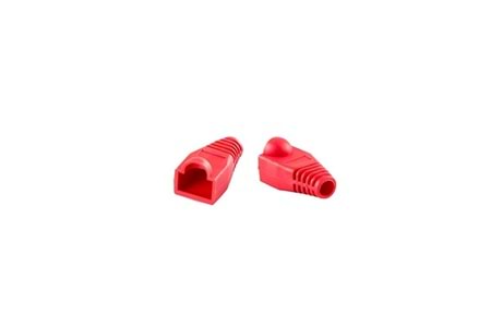 S-link SL-RJ40 RJ45 25 Li Paket Kırmızı Jack Kılıfı