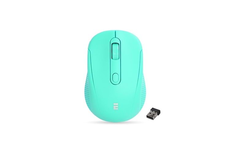 Everest SM-300 Usb Yeşil 4D Optik Süper Sessiz Alkalin Pil Kablosuz Mouse