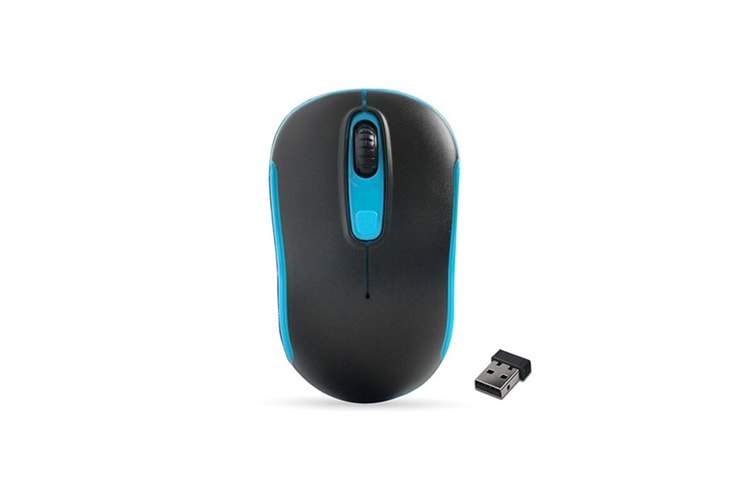 Everest SM-804 Usb Siyah/Mavi 1600dpi Kablosuz Mouse