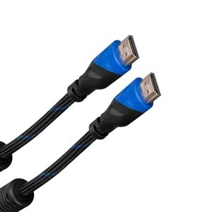 S-link SLX-258 HDMI TO HDMI 3m Altın Uçlu 24K + Kor.Kılıf 1.4 Ver. 3D Kablo