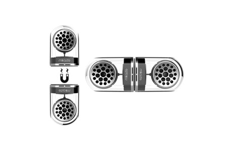 Mikado MD-X9 PERFECT 10W Magnetic Şeffaf TWS STEREO Bluetooth Speaker