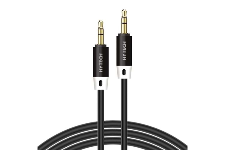 Hytech HY-X70 1m Siyah 3.5mm Stereo Ses Kablosu
