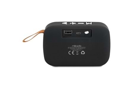 Mikado MD-25BT ENJOY N2 Gri Bluetooth 3W TF/USB/FM Destekli Speaker
