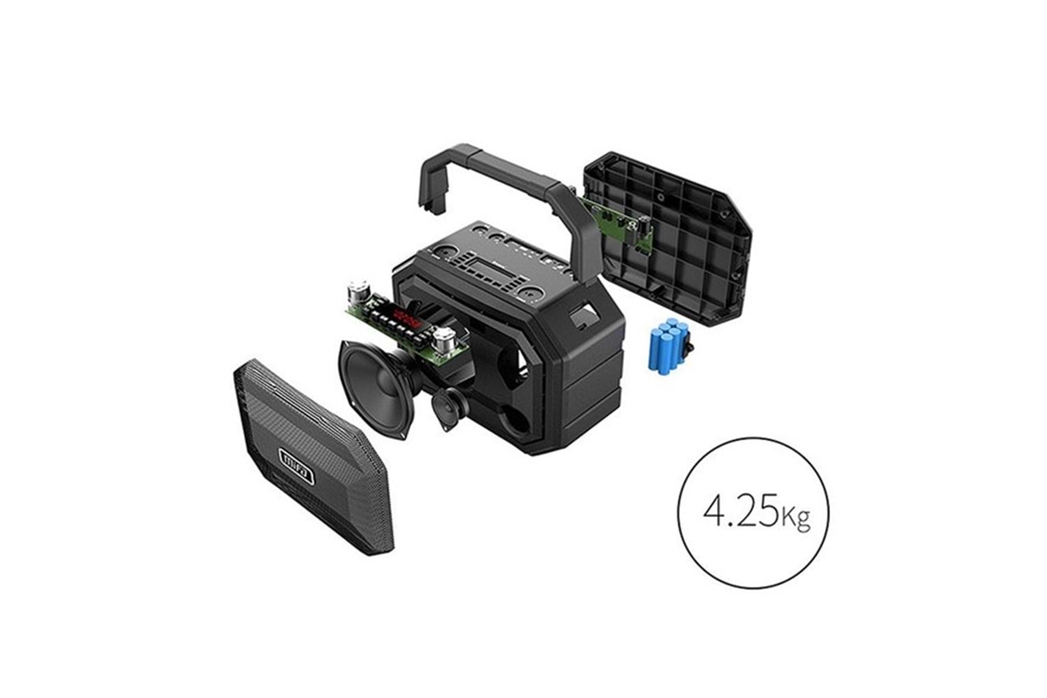 Mifa M520 Plus 30W Siyah Kablosuz Mikrofonlu Bluetooth Toplantı Anfisi