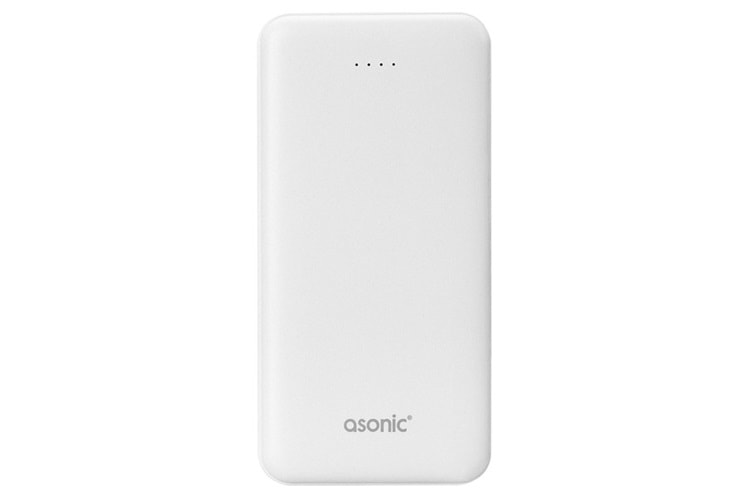Asonic AS-P10 10000mAh 2*USB Output Powerbank Beyaz Taşınabilir Pil Şarj Cihazı