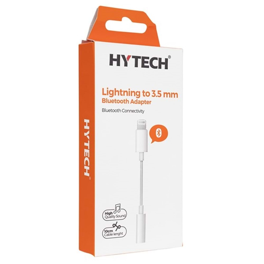 Hytech HY-XO43 Beyaz 3.5mm to Bluetooth Lightning Çevirici