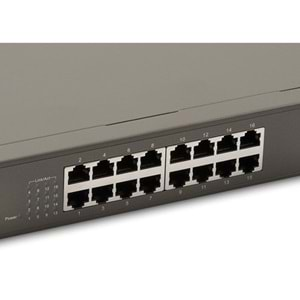 Everest ESW-116P 16Port 10/100 Metal Kasa Switch 