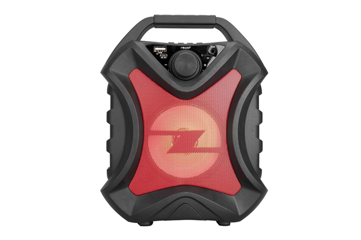 Mikado MD-5BT X-Life 5W 1200mAh Siyah/Kırmızı USB/SD Cart/Bluetooth Kablosuz MP3 Oynatıcı Hoparlör