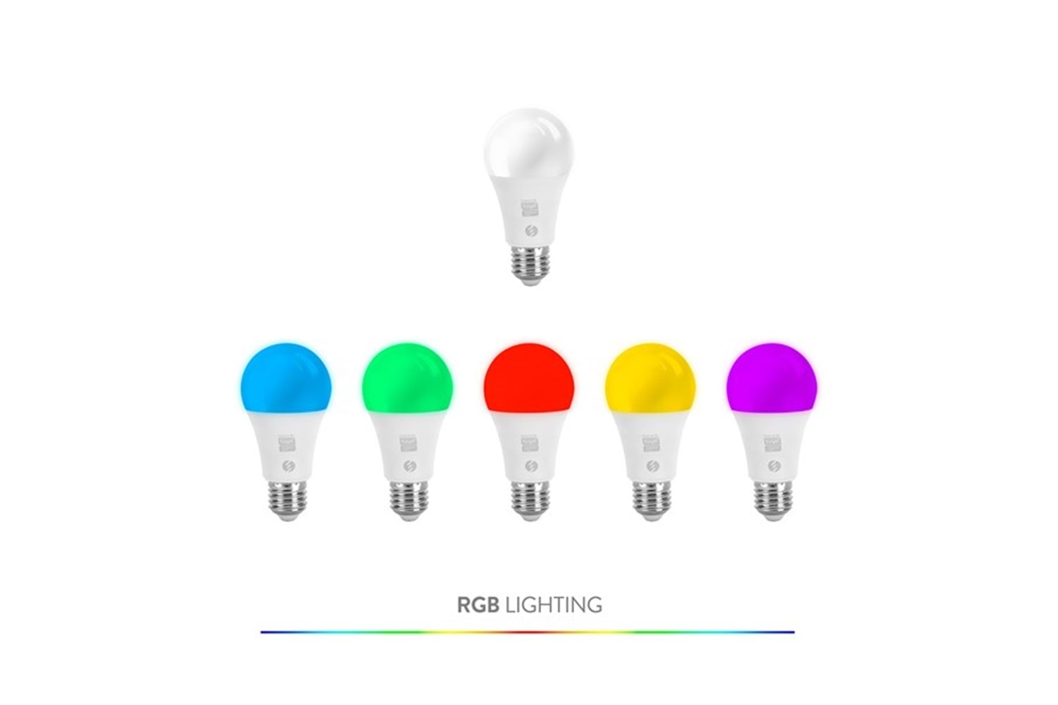 S-Link Swapp SL-RGB9 Smart/Akıllı RGB Lamba/Ampul 9W 50Hz 800lm Wifi TUYA Destekli