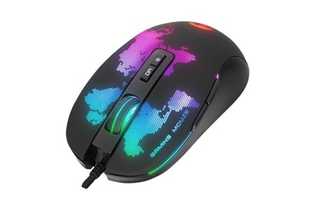EVEREST GX69 JAVELIN Usb Siyah RGB Ledli 7D Optik Gaming Oyuncu Mouse