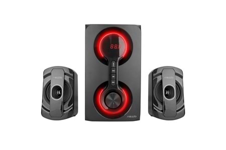 Mikado MD-221BT 2+1 40W Siyah Multimedya FM/BT/SD/USB Speaker Hoparlör