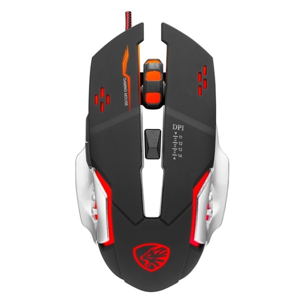 Hytech HY-X9 Legend Siyah 3600dpi Gaming Oyuncu Mouse