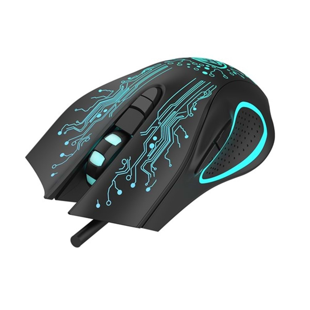 Hytech HY-X8 Eagle Siyah 320dpi Gaming Oyuncu Mouse