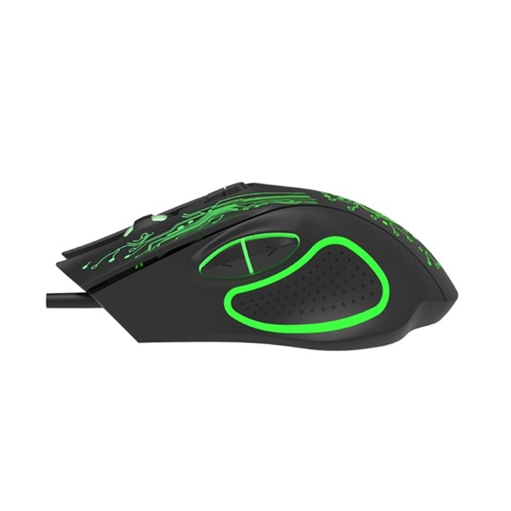 Hytech HY-X8 Eagle Siyah 320dpi Gaming Oyuncu Mouse