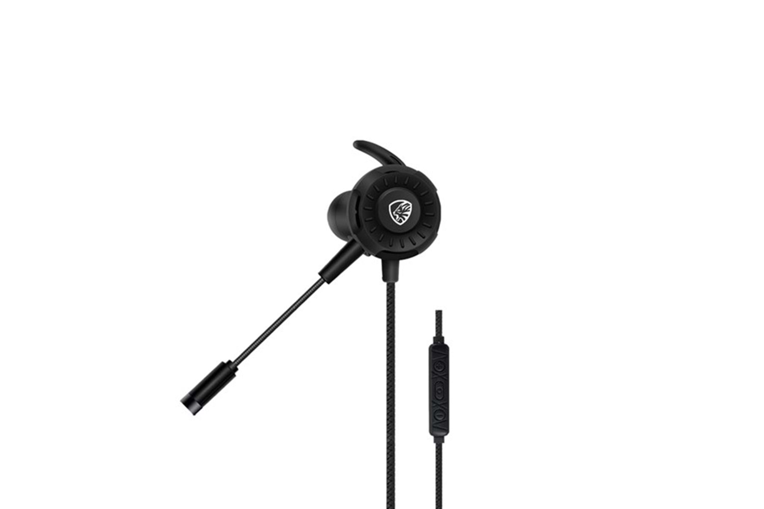 Hytech HY-GK1 3,5 Oyuncu Esnek Mikrofonlu Siyah Kulakiçi Kulaklık