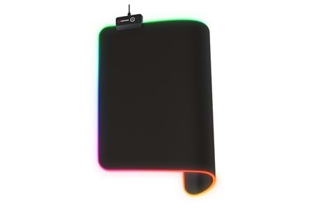 Rampage MP-21 Siyah 252*328*3mm RGB Ledli Gaming Mouse Pad