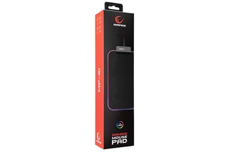 Rampage MP-21 Siyah 252*328*3mm RGB Ledli Gaming Mouse Pad