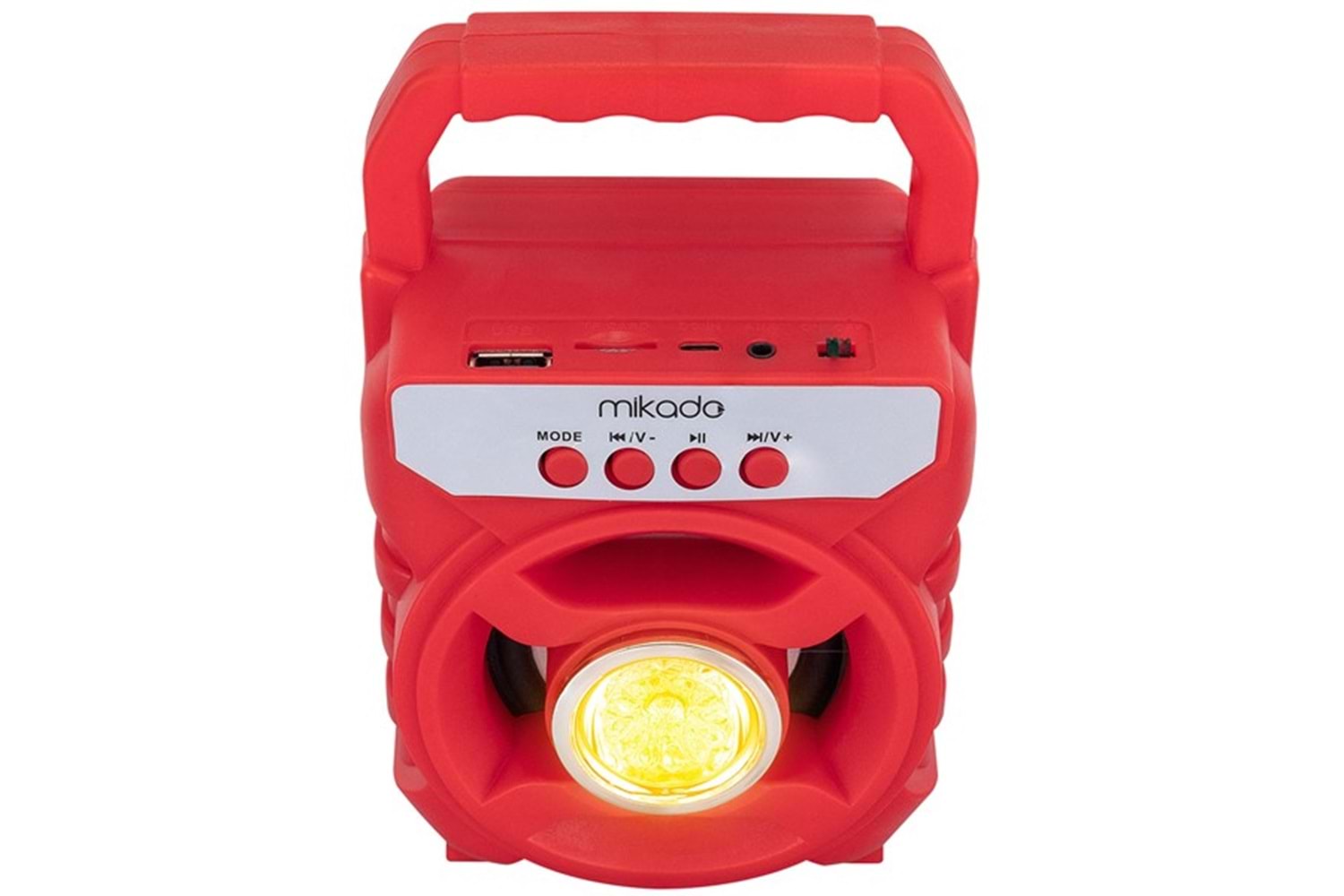 Mikado MD-BT65R 5W 800mAh 3.7V Kırmızı USB/TF Cart / Bluetooth Taşınabilir Speaker Hoparlör