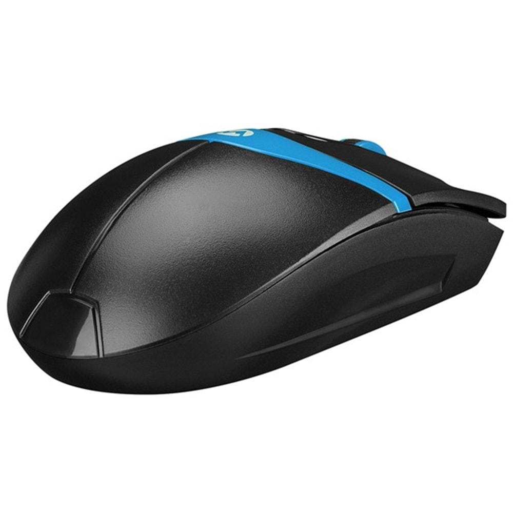 Everest SM-220 Usb Siyah/Mavi 1200dpi 3D Optik Kablolu Mouse