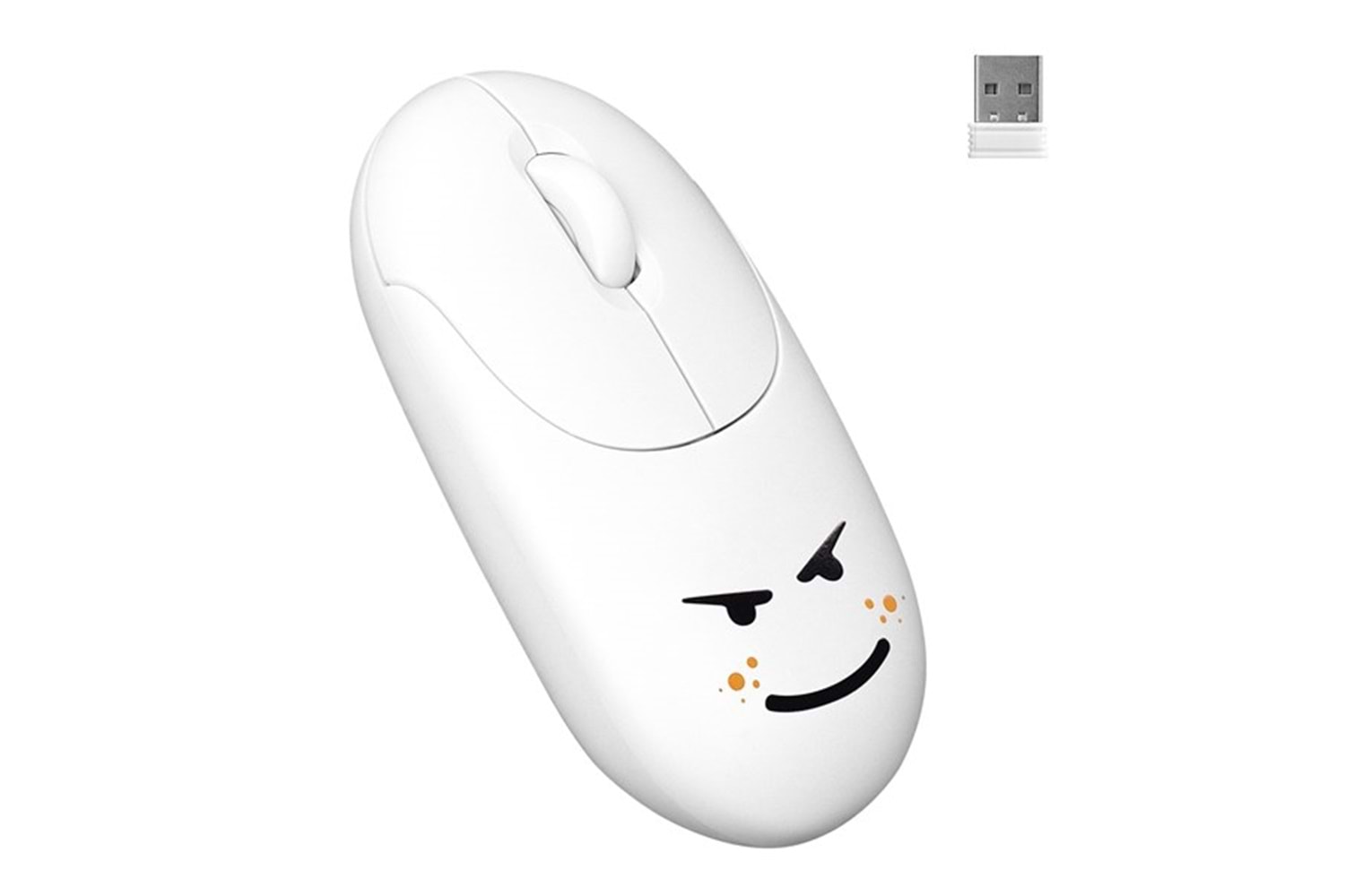 Everest SM-26 FASHION 2.4Ghz Beyaz Kabartmalı Kablosuz Mouse