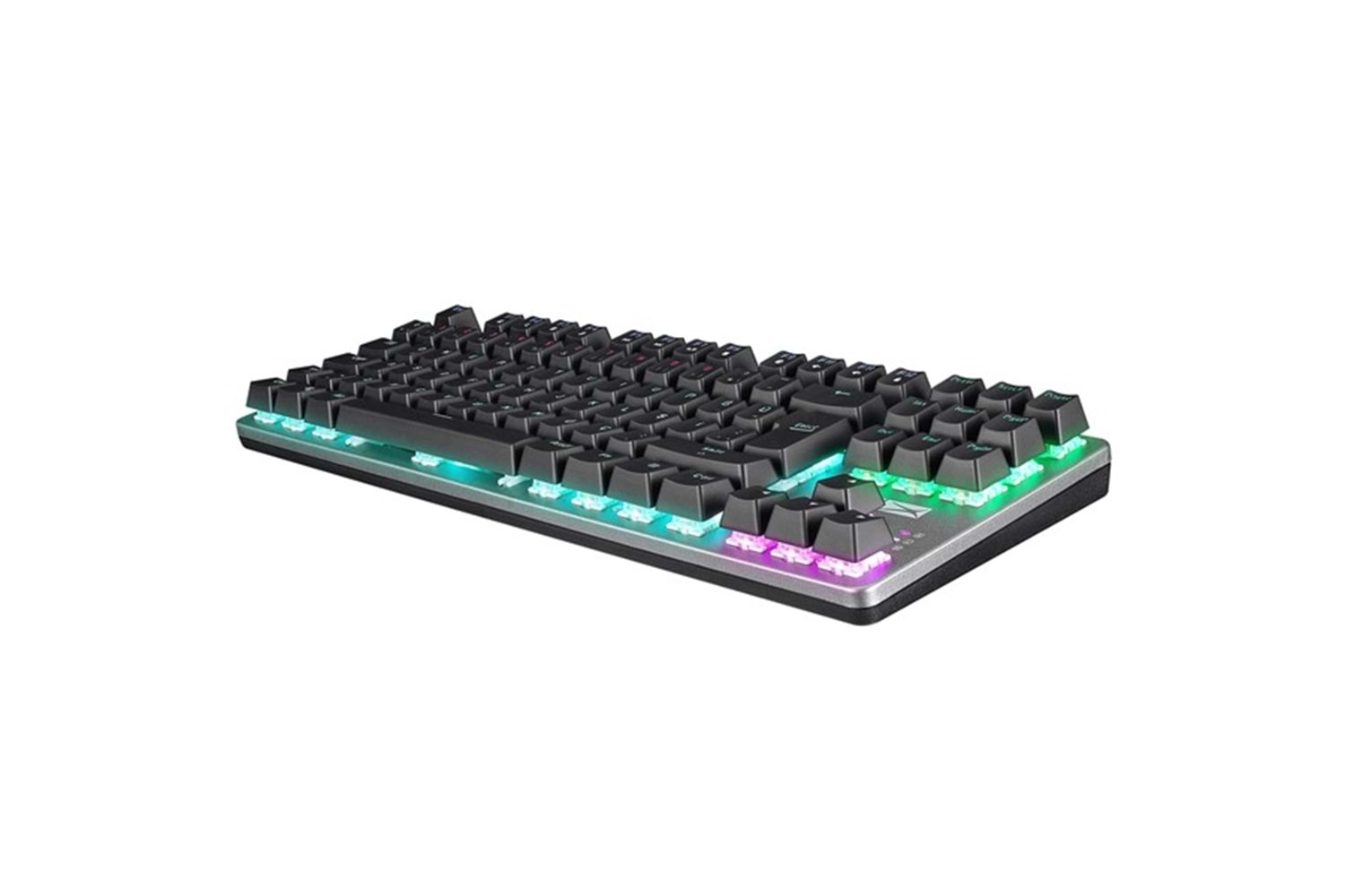 Altec Lansing ALGK8404GR Siyah/Gümüş RED SWITCH Rainbow 87 Tuşlu Süper Kompakt Mekanik Gaming Oyuncu Klavye