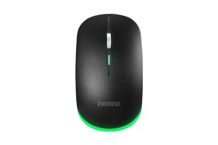 EVERST Q TR KM-1500 Siyah Kablosuz Rainbow Aydınlatmalı Q Multimedia Klavye + Mouse Set
