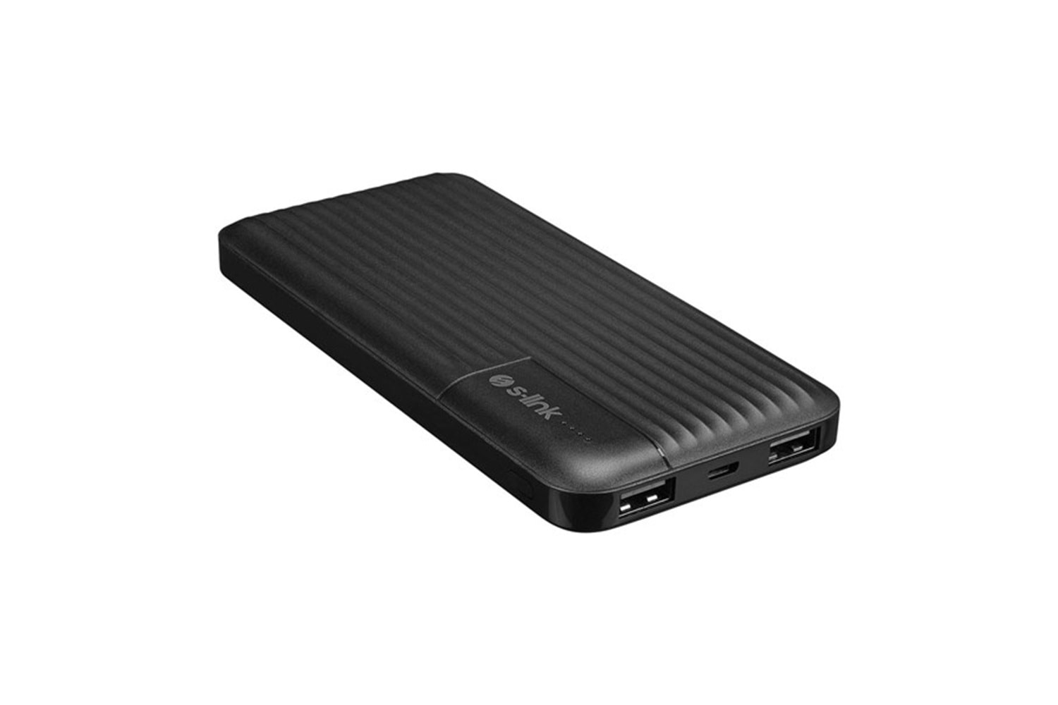 S-LINK G101 10000mAh 2*USB+1*Micro+1*Type-C Siyah Taşınabilir Pil Şarj Cihazı Powerbank
