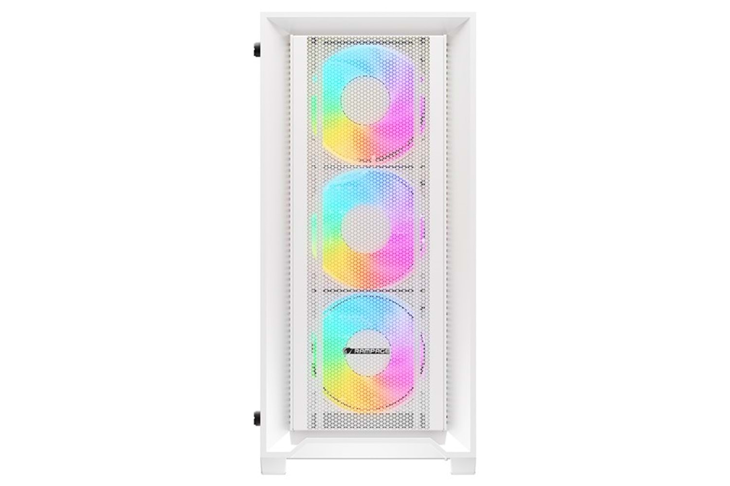 RAMPAGE 750W 80+ BRONZE VOYAGER 4-RGB FANLI GAMING MID-TOWER PC KASASI BEYAZ