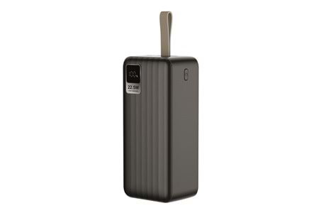 S-LINK G430 40000mAh Micro+Type-C+USB PD20W+QC3.0 18W Siyah LCD Taşınabilir Pil Şarj Cihazı Powerbank