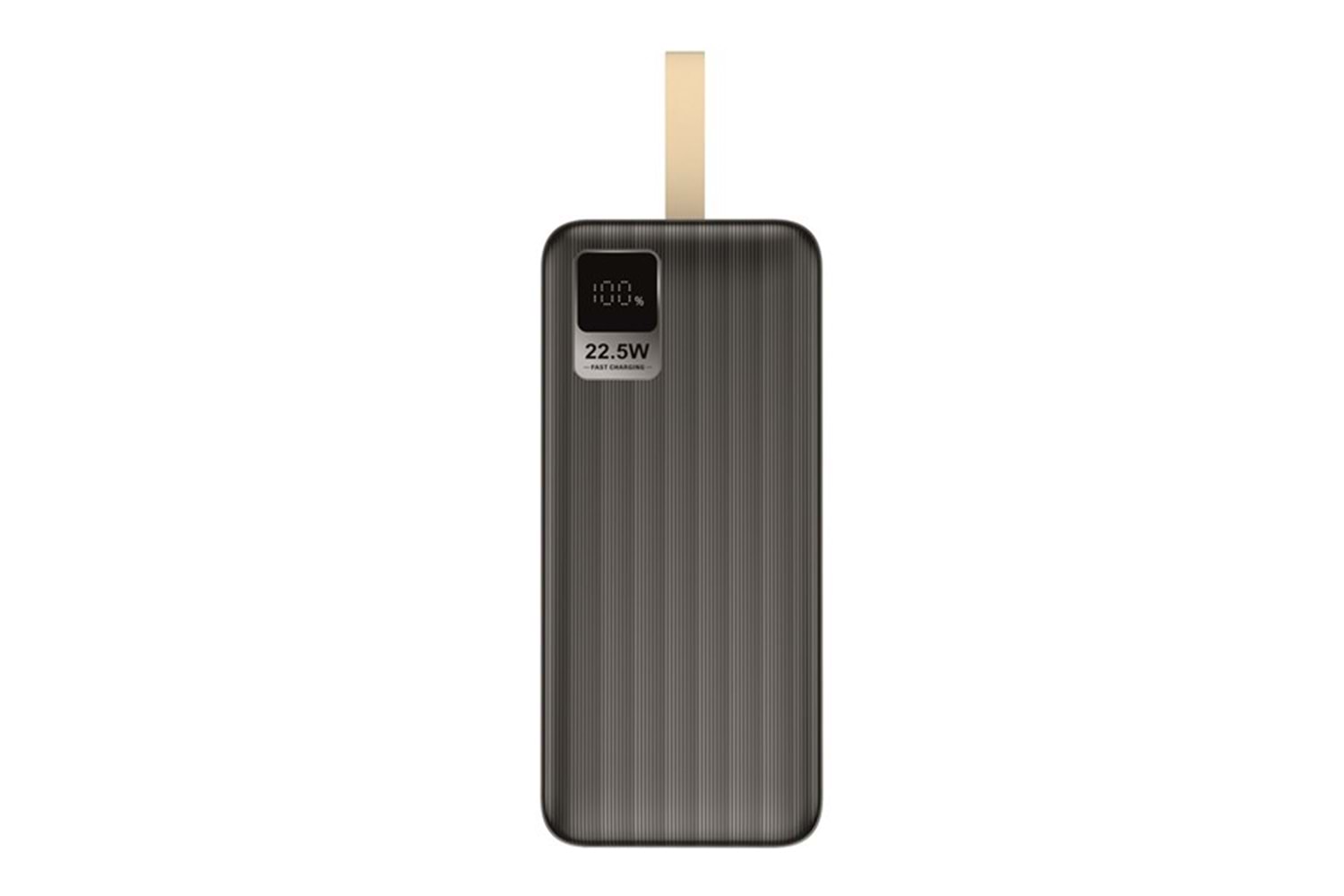 S-LINK G430 40000mAh Micro+Type-C+USB PD20W+QC3.0 18W Siyah LCD Taşınabilir Pil Şarj Cihazı Powerbank