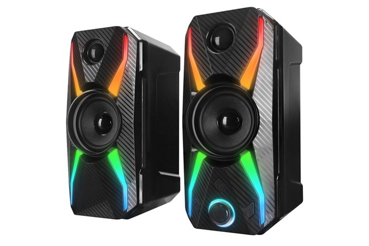 Rampage RMS-X5 2.0 Siyah Multimedia Gaming USB Speaker
