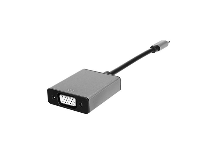 HYTECH HY-USBC53 1080P Metal Type-C-VGA Görüntü Adaptörü