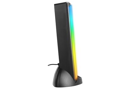 MIKADO MD-183 2.0 3W*2 Bluetooth Siyah RGB Aydınlatmalı USB + 3.5mm USB 5V Speaker Hoparlör