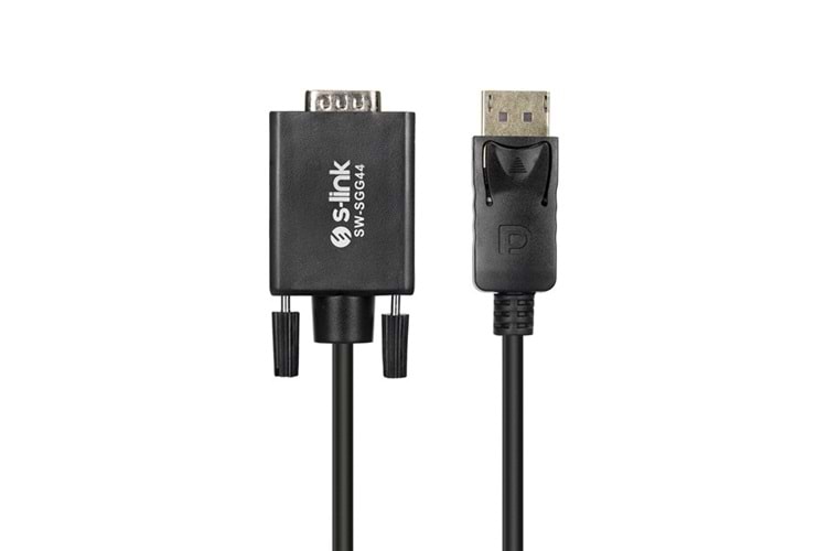 S-LINK 1.8metre SW-SGG44 Dp-VGA Görüntü Kablosu