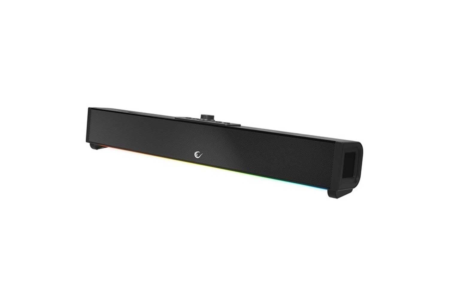 RAMPAGE RM-1 SoundWave Plus Siyah 2X15W + 34W 16V/4.06A BT+USB+AUX+TF Kartlı Gaming Soundbar Speaker