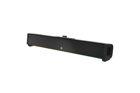 RAMPAGE RM-1 SoundWave Plus Siyah 2X15W + 34W 16V/4.06A BT+USB+AUX+TF Kartlı Gaming Soundbar Speaker