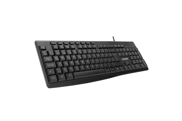 Everest KB-619 Siyah/Gri USB 2 Metre Bakır Kablolu Q Multimedia Klavye