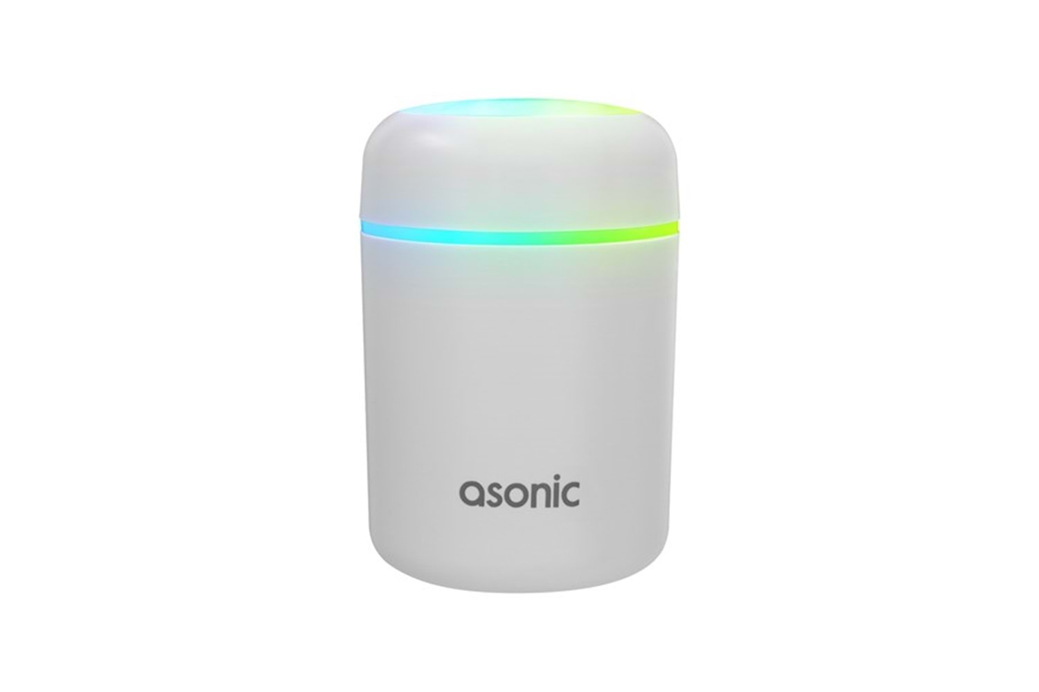 ASONIC HN21 Matte Beyaz 2W 300ML kapasiteli 4 Saat Çalışabilir RGB Mini Oda Nemlendirici