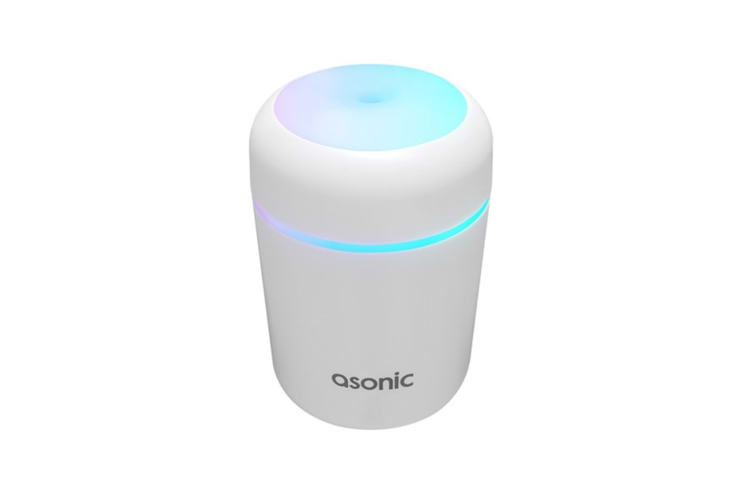 ASONIC HN21 Matte Beyaz 2W 300ML kapasiteli 4 Saat Çalışabilir RGB Mini Oda Nemlendirici