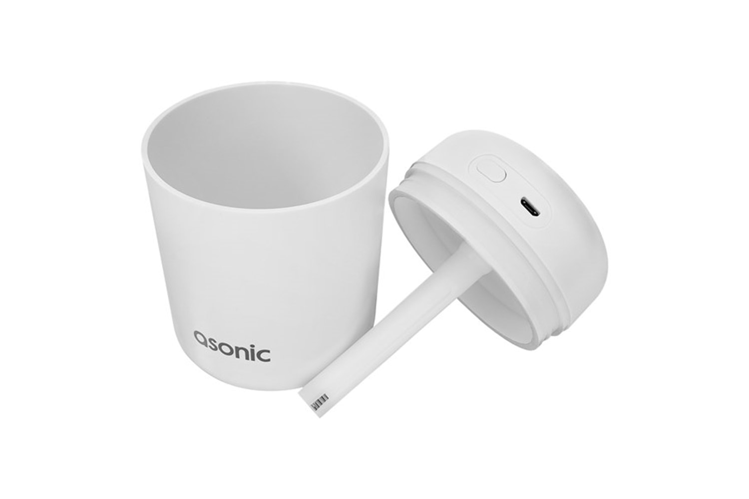 ASONIC HN21 Matte Beyaz 2W 300ML kapasiteli 4 Saat Çalışabilir RGB Mini Oda Nemlendirici