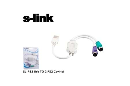 S-link SL-PS2 Usb TO 2 PS2 Çevirici
