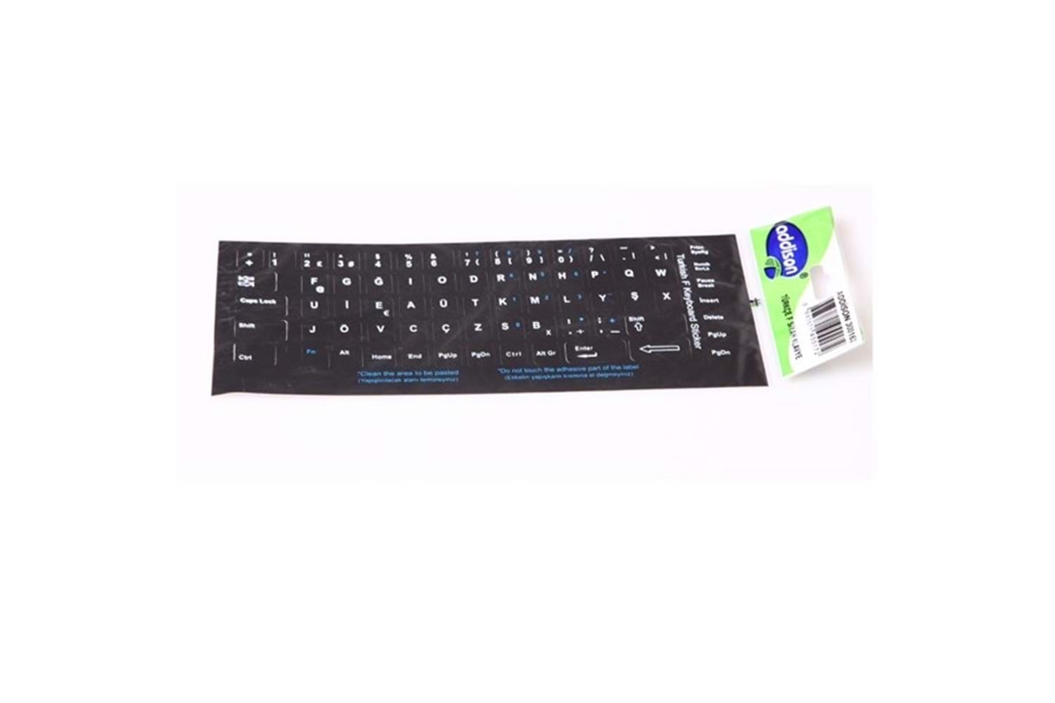 Addison 300162 Türkçe F Siyah Klavye Stiker