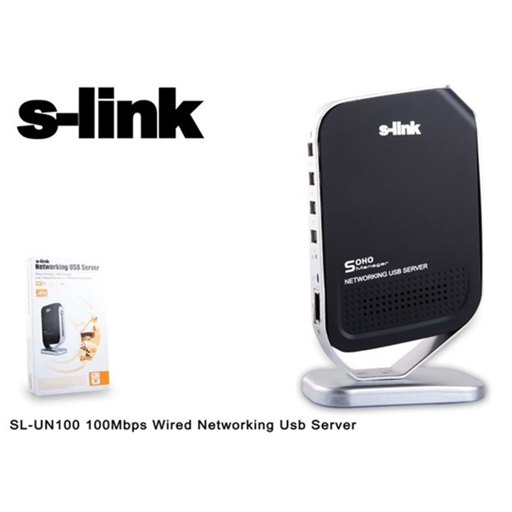 S-link SL-UN100 Wired 100Mbps Networking Usb Server