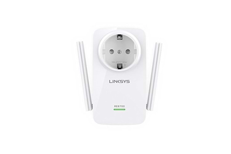 Linksys RE6700-EG AC1200 MENZİL GENİŞLETİCİ ROUTER PRIZ TIP