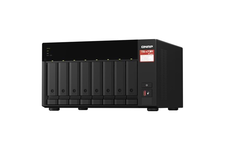 QNAP TS-873A-64GB RYZEN V1500B 64GB RAM- 8-diskli Nas Server (Disksiz)